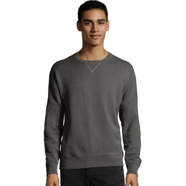 Hanes Chandail en Molleton Teint en Pièce ComfortWash pour Hommes Grande Taille, 2TG