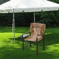 thumbnail image 1 of Silla De Director Para Acampar, Silla Plegable Compacta Para Pescar Al Aire Libre, Regalo Ideal, Color Café, 1 of 8