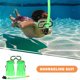 thumbnail image 2 of GOOHOCHY 1 Juego de máscara de snorkel para niños, conjunto de snorkel, equipo de snorkel ligero y compacto, 2 of 8