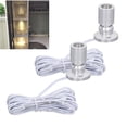 thumbnail image 1 of 5V Mini LED Spotlight, Dimmable DIY Aluminum Spot Light with Control Switch and 6.6FT Long Cable Suitable for Display Jewelry Cabinets Entrance Channels Shelves, 1 of 7
