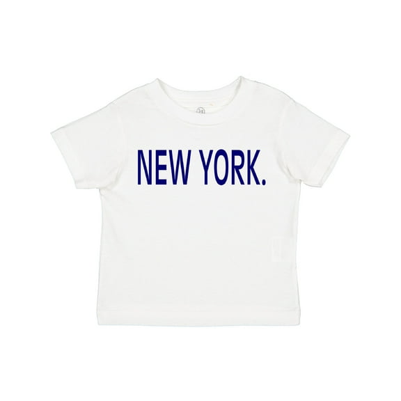 Inktastic New York in Blue Text Boys or Girls Toddler T-Shirt