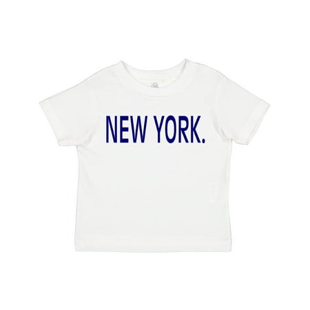 

Inktastic New York in Blue Text Boys or Girls Toddler T-Shirt