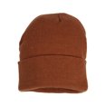thumbnail image 1 of Top Headwear Longhorn Beanie for Men, Texas Embroidered Cap, Rust, 1 of 1