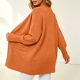 thumbnail image 5 of BUIGTTKLOP Cardigan Sweaters for Women Long Sleeve Hooded Knit Open Front Jacket Casual Fall Coat with Pockets, 5 of 8