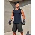 thumbnail image 3 of COOFANDY Men Sleeveless Shirts Muscle Tank Tops Gym Bodybuilding Tops Workout Shirts Boxing Tee, 3 of 6