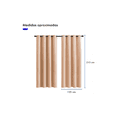 thumbnail image 3 of Cortinas Plus Aislamiento Térmico 2 Paneles 215 X 135 Cm Color Beige, 3 of 4