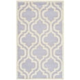 thumbnail image 3 of SAFAVIEH Cambridge Kirsten Geometric Wool Area Rug, Lavender/Ivory, 4' x 6', 3 of 8