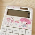 thumbnail image 6 of Cute Sanrio Calculator Hellokitty Melody Cinnamoroll Anime Solar Energy Calculator School Supplies Student Stationery Girl Gift, 6 of 21