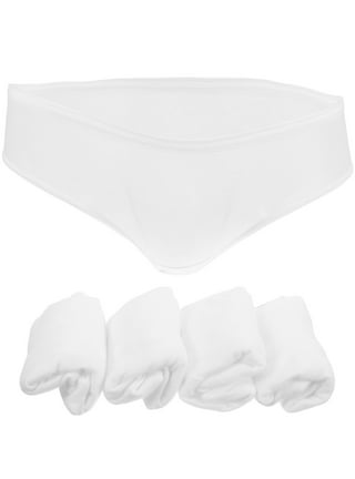 5PCS Mens 100% Cotton Incontinence Briefs Underwear Disposable