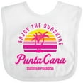 thumbnail image 3 of Inktastic Enjoy the Sunshine Punta Cana Summer Paradise Boys or Girls Baby Bib, 3 of 4
