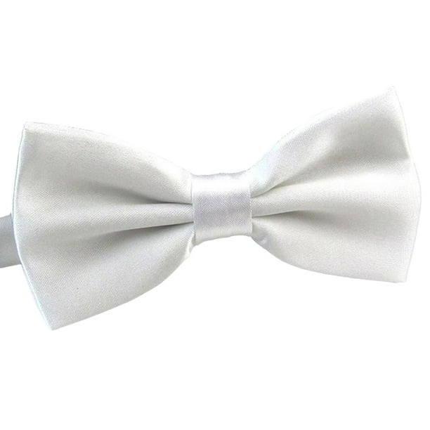 Trayknick Hommes Cravate Noeud Lisse Couleur Unie Réglable Léger Cravate de Mariage de Style Coréen pour Fête Banquet Bal