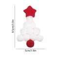 thumbnail image 3 of Eolstice Christmas Tree Ornaments, Star and Mini Ball Xmas Hanging Decorations, Cute Pendants for Holiday Window, Home, Wreath, Festive Party Decor, 3 of 7