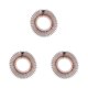 thumbnail image 5 of Seitruly Peine elástico entrelazado con circulares completos, peines flexibles, diadema, accesorios de peluquería, café Type2 NO2, 5 of 6