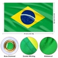 thumbnail image 2 of Bandera de Brasil AhfuLife 91 x 152 cm, doble cara, 4 piezas, 2 of 6