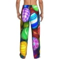 thumbnail image 3 of Fotbe Men'S Colorful Easter Eggs1classic Pajama Pants With Elastic Waist And Drawstring Pockets，Pajama Pants Mens Lounge Pants Super Soft, 3 of 9