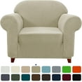 thumbnail image 1 of Subrtex 1-Piece Stretch Sofa Slipcover Non Slip Couch Cover, Texture Grid Pattern, 1 of 6