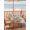 Tan, variant on Outdoor Tablecloth with Umbrella Hole and Zipper, Thanksgiving Rectangle Table Cloth 60x84 Inch Waterproof Tablecloth, Pink Orange Blue Fall Pumpkin Fruit Butterfly Picnic Table Cover for Patio