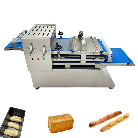 Automatic Continuous Toast Bread Dough Molding Shaping Machine Toast Bar Bread Forming Machine 220V
