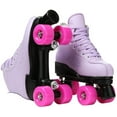 thumbnail image 2 of Patins à Roulettes Classiques pour Femmes et Ados, Patins Montants en Cuir PU, Roues à Double Rangée, Patinage Extérieur, Chaussures de Patin à Roulettes, 2 of 6