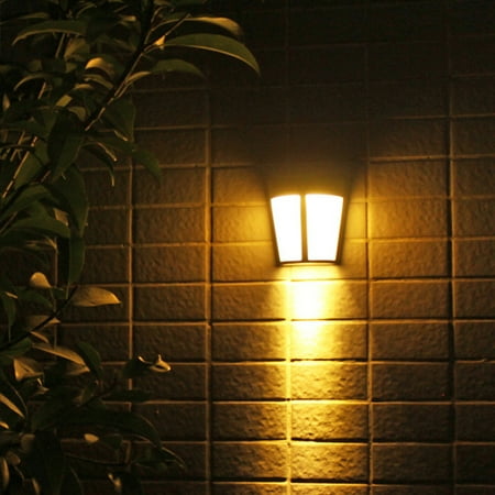 

IXTIX Solar Wall Light Solar Fence Lights Outdoor IP65 Waterproof Solar Deck Lights Solar Powered Step Lights Solar Landscape Light