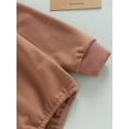 thumbnail image 6 of Bagilaanoe Newborn Baby Boy Oversized Romper Sweatshirt Long Sleeve Bodysuit Letter Embroidery Pullover 3M 6M 12M 18M Infant Casual Tee Tops, 6 of 8