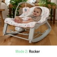thumbnail image 4 of Ingenuity Keep Cozy 3-in-1 Baby Bouncer Seat & Infant to Toddler Rocker - Burst (Pink), 4 of 19