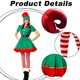 thumbnail image 3 of Myricle Christmas Elfo show Disfraces Para Hombres Y Mujeres Navidad Halloween cosplay Tema MX, 3 of 3