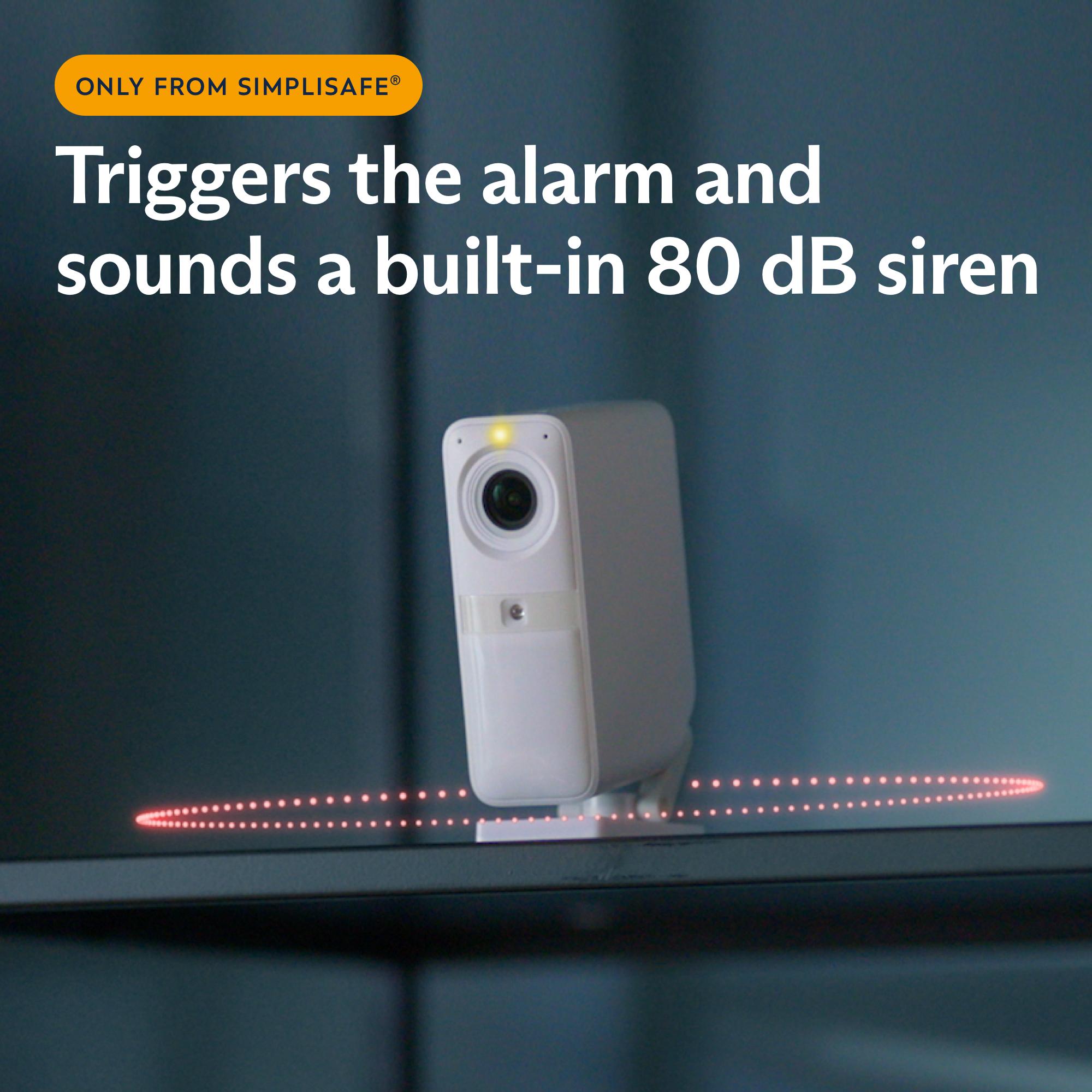 SimpliSafe Smart Alarm Wireless Indoor Security Camera photo 2