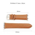 thumbnail image 5 of FIEWESEY Apple Watch Band Leather 38mm 41mm Mens Apple Watch Leather Band Replacement Band for Apple Watch Series Se Series 9/ 8 / 7/ 6/ 5 / 4/ 3/ 2/ 1(Bronze), 5 of 5