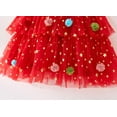 thumbnail image 3 of ameIAEA Toddler Baby Girl Christmas Outftis Sleeveless Sequin Layered Dresses Tulle Party Dresses, 3 of 6