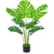 thumbnail image 1 of Palmera Artificial 7 Troncos - Planta Tropical simulada en Maceta con Tiesto Negro - Plantas Decorativas para salón, Oficina, Interior y Exterior, 1 of 4