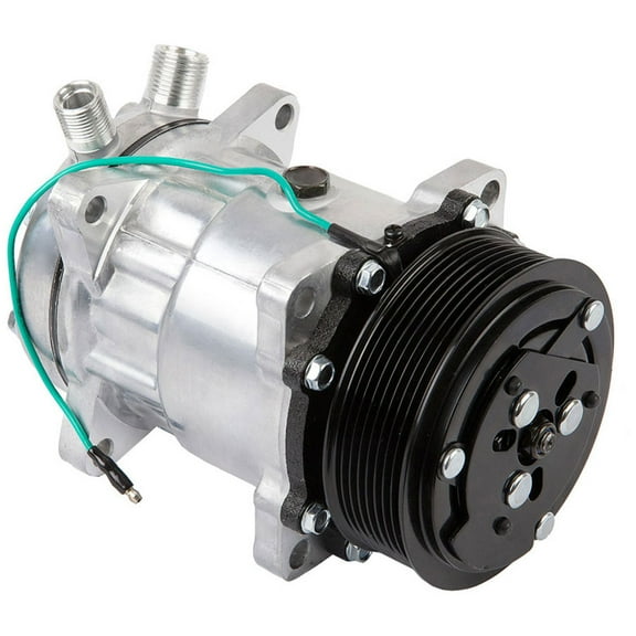 New AC Compressor & A/C Clutch Replaces SD7H15 Style - BuyAutoParts