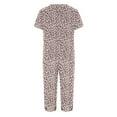 thumbnail image 4 of Womens Pajamas Sets Short Sleeve V Neck Top with Capri Pants with Pockets Casual Sleepwear Two Piece Summer Sets S-XXL, 4 of 8