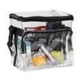 Transparent Large Clear Lunch Bag for Adults Heavy Duty Lunch Box for