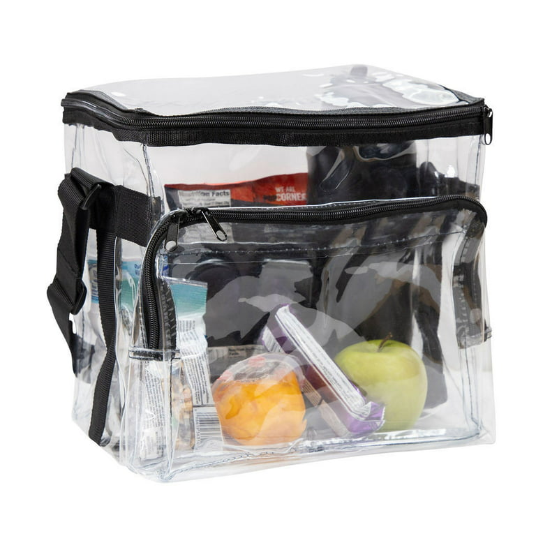 Clear Lunch Bag Security Compliant Meal Prep Lunch Bag Set