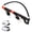 Black MachineGun&Pistol 2-in-1, variant on VR Gunstock for Meta Quest 3, Quest 3S Rifle-Like or Dual-Pistol Handle VR Gun Stock Quest3 VR Games Accessories Connect to Touch Controller, Real Game Feeling