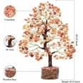 thumbnail image 6 of WC Carnelian Chakra Tree of Life - Crystal Tree for Positive Energy, Handmade Gemstone Tree Good Luck Orange Healing Crystals for Sacral Chakra, Prosperity Gift Feng Shui Decor (300 Beads), 6 of 6
