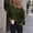Army Green, variant on Msgweeeg Off-Shoulder Pullover Sweatshirt, Lightweight, Women's S-XXXL
