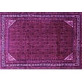 thumbnail image 1 of Ahgly Company Indoor Rectangle Persian Purple Traditional Area Rugs, 8' x 10', 1 of 4