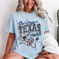 thumbnail image 5 of "She's From Texas I Can Tell" Cowboys T-Shirt, Western Football Girl Tee, Football Game Day Shirt, 5 of 7
