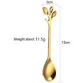 thumbnail image 2 of 20 Pcs Stainless Steel Leaf Coffee Spoons Tableware Dessert Spoons, Teaspoon Set (10 Spoons 10 Forks) 4.7 inches, 2 of 6