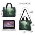 thumbnail image 3 of FORMRS 16" Laptop Bag Carrying Sleeve Case with Handle Travel Shoulder Briefcase, Green Forest, 3 of 8