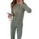 thumbnail image 3 of Conjunto de pijama con cara sonriente para mujer, suave y agradable para la piel, ropa deportiva para dormir en casa para mujer, 3 of 5