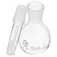 thumbnail image 3 of Gravity Bottle Glass Pycnometer with Perforated Stopper Empty Lab Bottle(10ml), 3 of 9