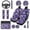 Ghost Spider Web, variant on XYZCANDO Spider Web Bats 14 Pack Car Seat Covers Full Set Steering Wheel Cover Center Console Pad Seat Belt Pads Headrest Covers Cup Coasters for Most Cars SUVs Sedans