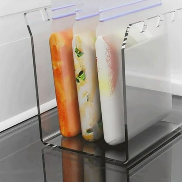 Soporte para bolsa Ziplock soporte para bolsa de congelador con relleno ajustable para el hogar ANGGREK Otros