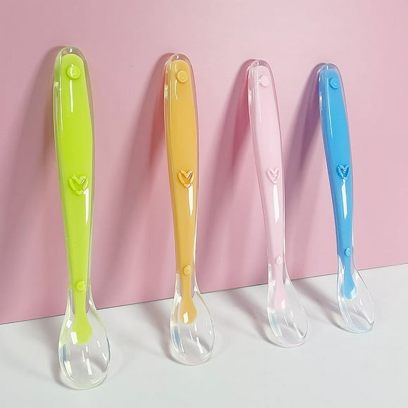 Silicone Soft Spoons| Training Feeding for Kids Toddlers Children and Infants| B