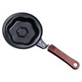 thumbnail image 2 of Heart Shape Versatile Frying Pan For Breakfast Eggs Omelet Pancake, Non-Stick Coating Easy Flipping Heat Distribution, Ergonomic Wooden Handle Kitchen Tool For Home Cooking, 2 of 7