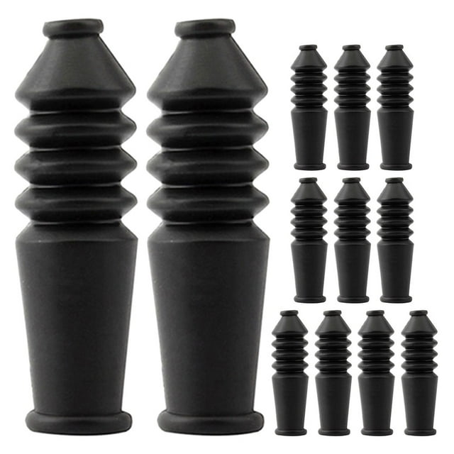 Shisuyan 12pcs Mountain Bike Brake Cable Sleeve Brake Line Protection Cover Accessories Rubber Sleeve Brake Lines Protector Clutch Cable Protection Sleeve
