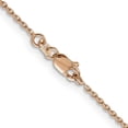 thumbnail image 3 of Solid 14K Rose Gold 1.6mm Diamond-cut Cable with Lobster Lock Chain - 22", 3 of 8